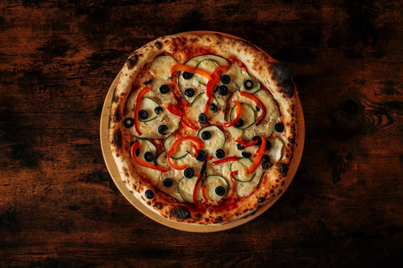 BBQ Chicken pizza handcrafted